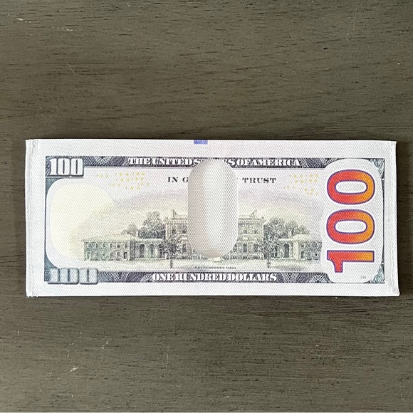 Hundred Dollar $100 Bill Money Billfold Novelty Wallet Gift Card Holder Franklin - Picture 2 of 3